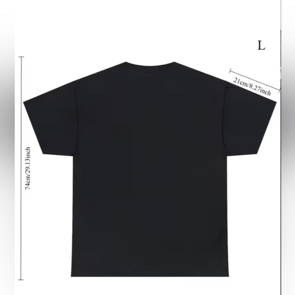 "Quality Learing Center" Black Tee Men's SZ L Funny Gift Pre-Shrunk Cotton - Picture 2 of 2